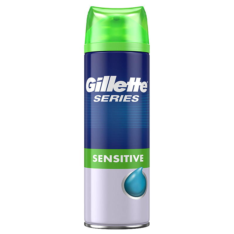 Gillette Gillette barbergel 200 ml, sensitive
