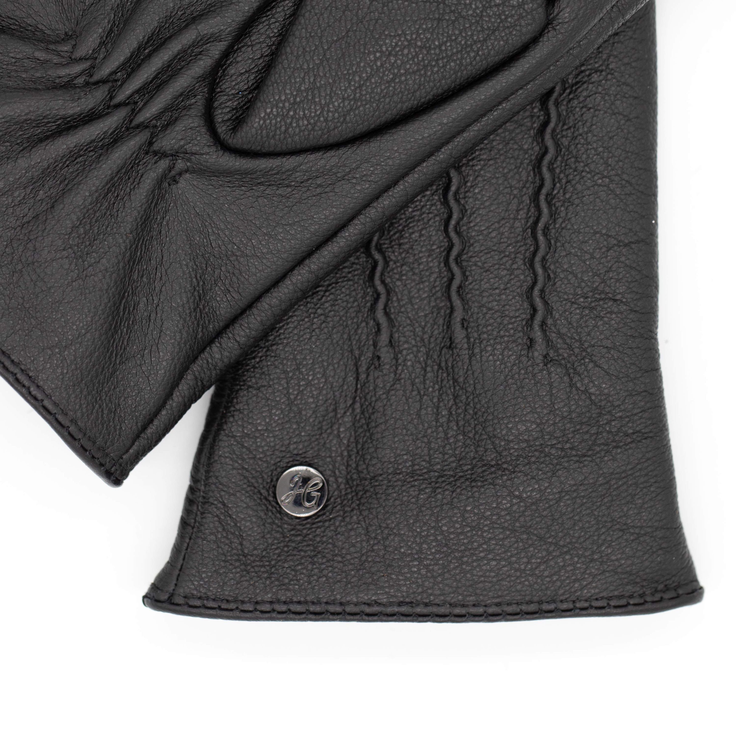 Hand Gewand by Weikert Lederhandschuhe JESS- Elegant aus Ziegenleder mit Kaschmir Wolle Fütterung