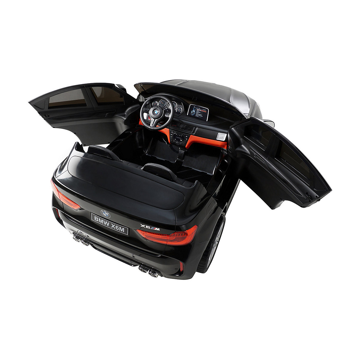 Kinder Elektroauto BMW X6 M F16 XXL Lizenziert - 2x120 Watt - Kinderauto mit Fernbedienung - Soundmodul