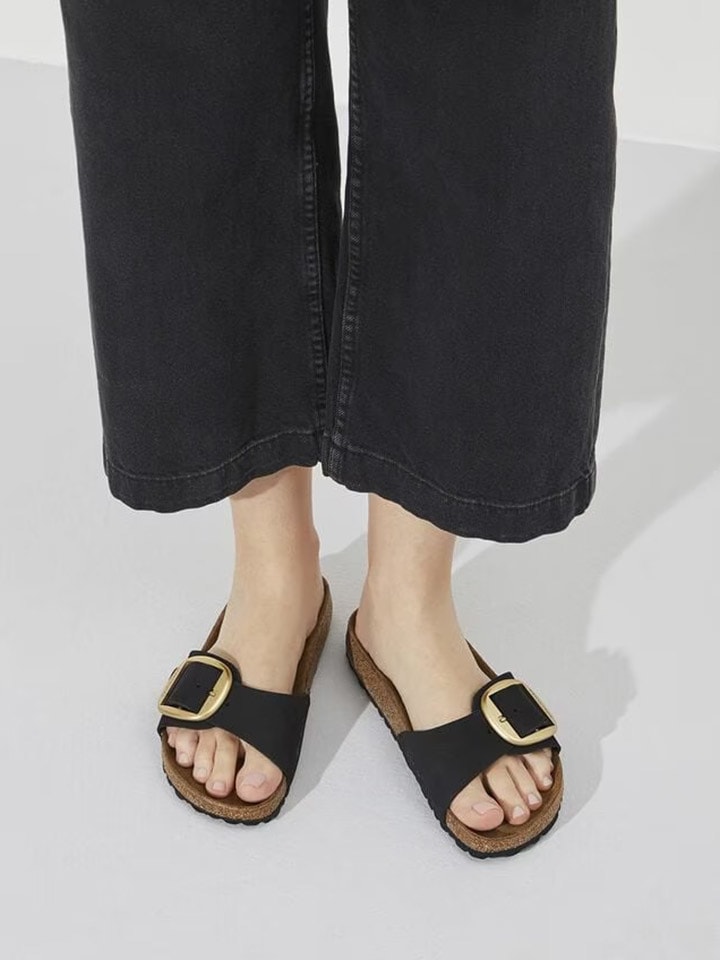 Birkenstock Leder-Pantoletten 