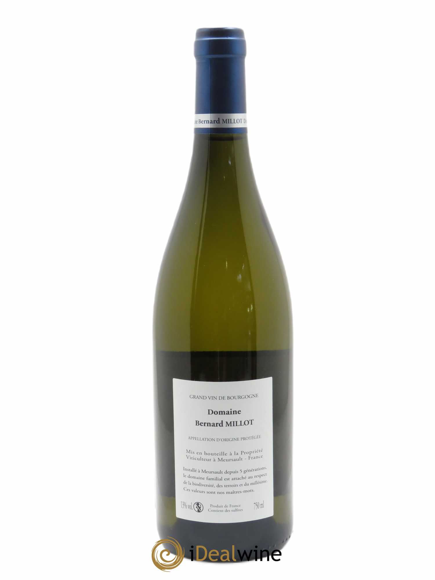 Meursault Les Terres Blanches Bernard Millot  2019 - Lot de 1 Bouteille