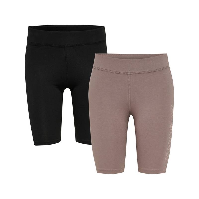 hummel hmlTE MAJA 2-PACK MW C TIGHT SHORTS Tights Damen
