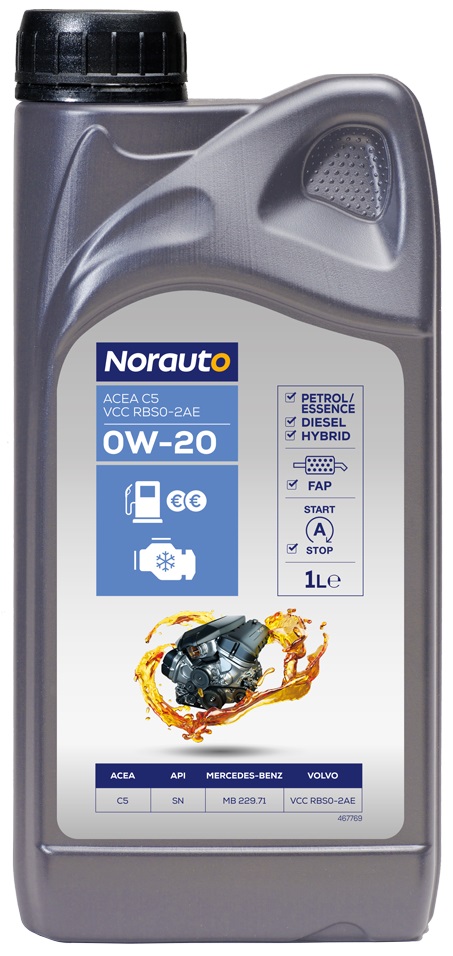 NORAUTO 0W-20 VOLVO RBSO-2AE, 1L - ATU
