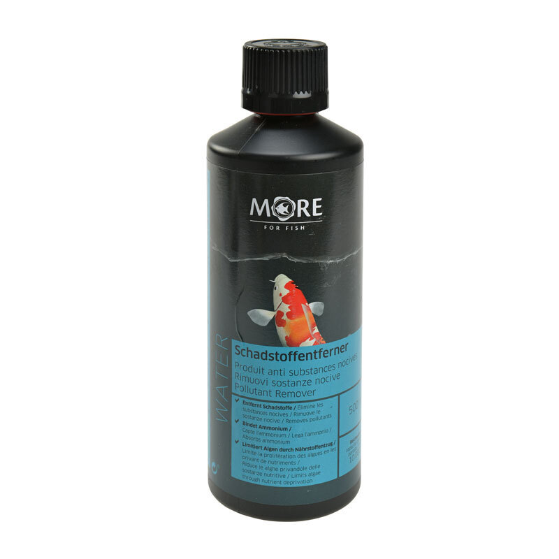 MORE Fischpflege MORE FOR FISH Schadstoffentferner 500 ml