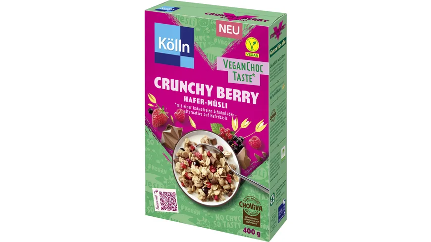 Kölln Crunchy Berry Hafer-Müsli vegan 400 g