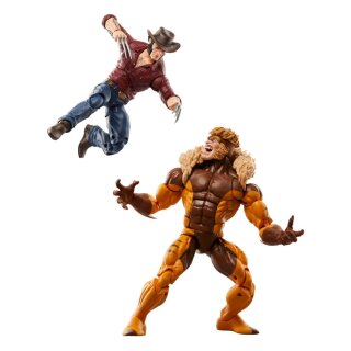 Wolverine 50th Anniversary Marvel Legends Actionfiguren 2er-Pack - Marvel's Logan & Sabretooth