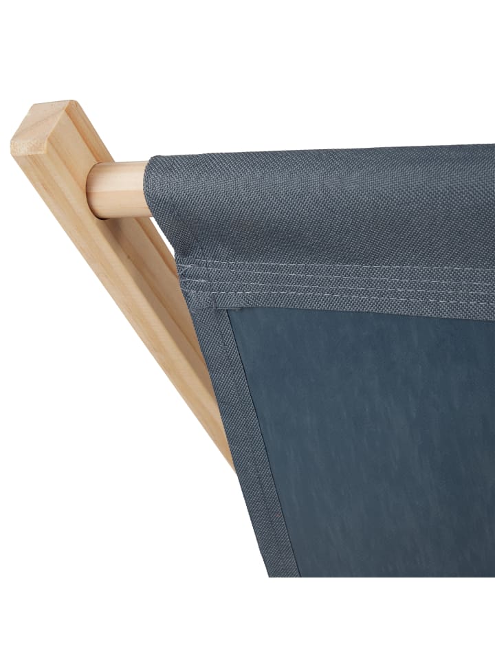 relaxdays Liegestuhl in Dunkelgrau günstig kaufen onesize