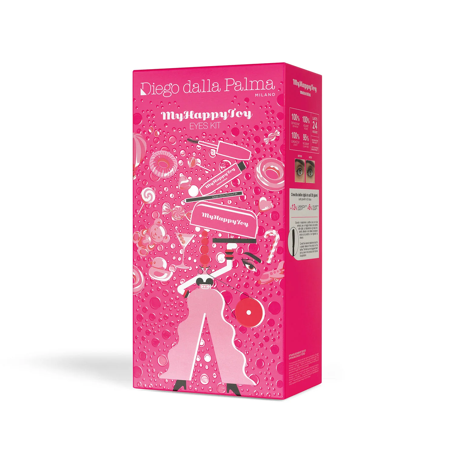 Myhappytoy Eyes Kit Mascara - Make-up set, mascara, oogpotlood