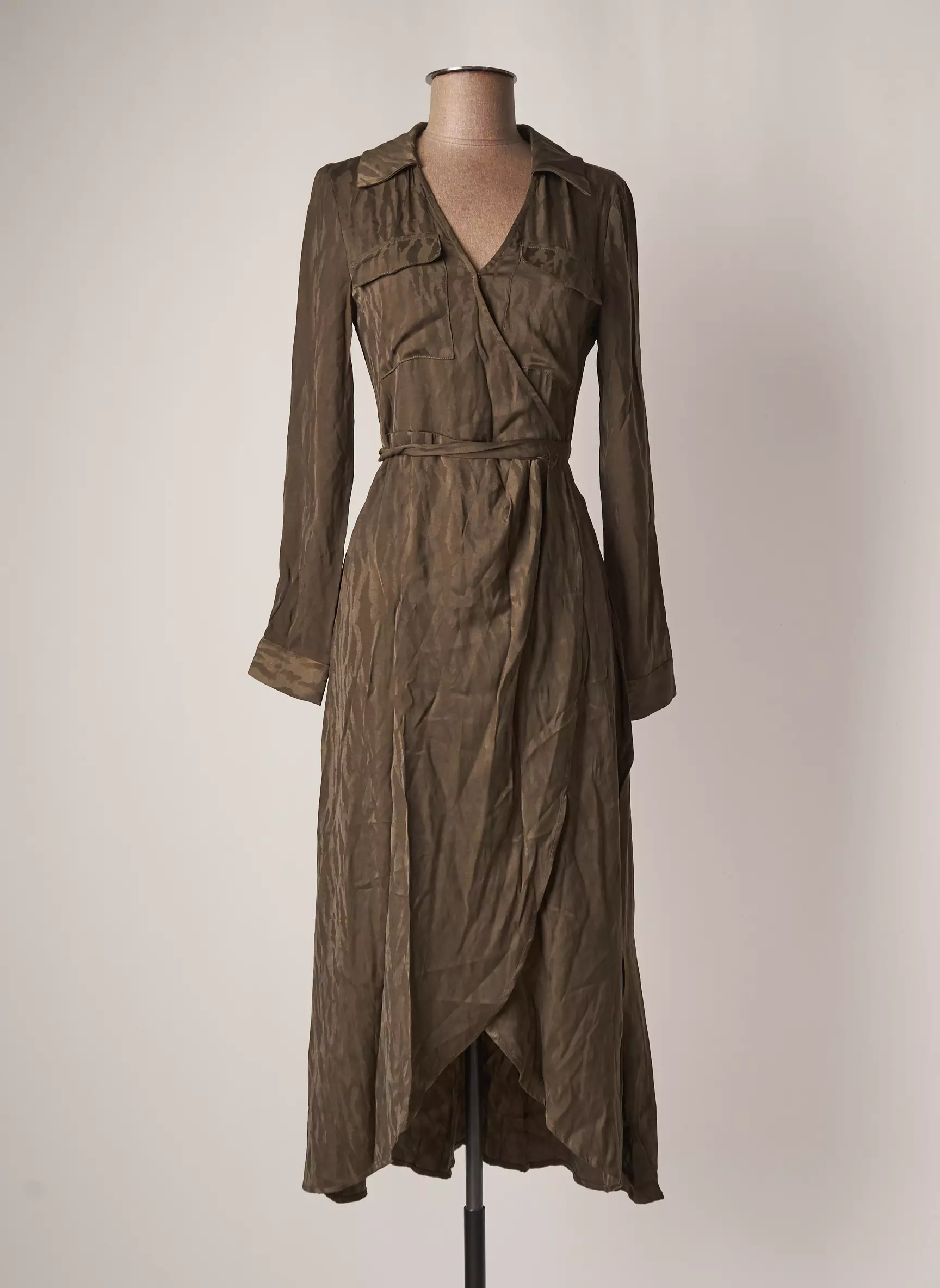 Vila Robes Longues Femme couleur vert