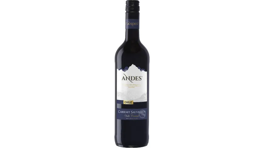 Andes Cabernet Sauvignon Chile QbA, trocken 750 ml