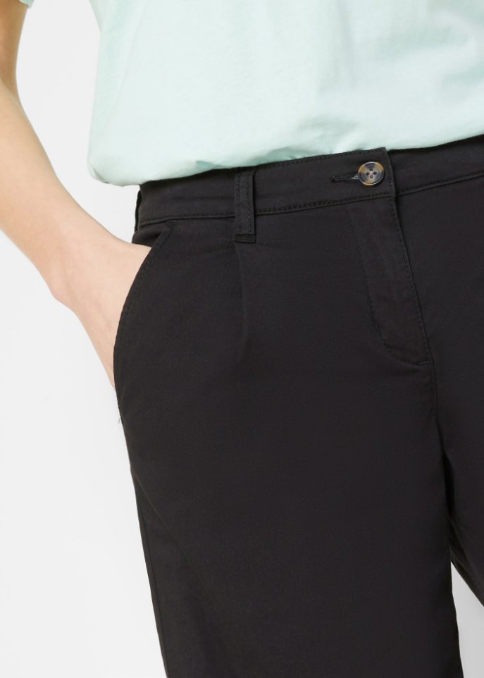 Weite Twill-Shorts