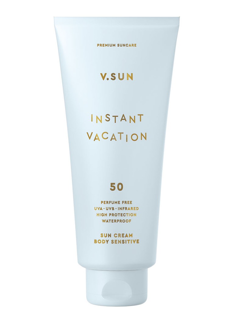 V.SUN Instant Vacation Solar Body Protector SPF 50 pentru piele sensibilă - sunbrand