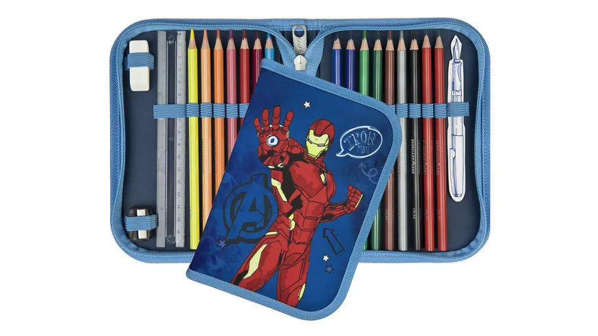 Scooli Avengers EasyFit Schulranzen-Set 5teilig