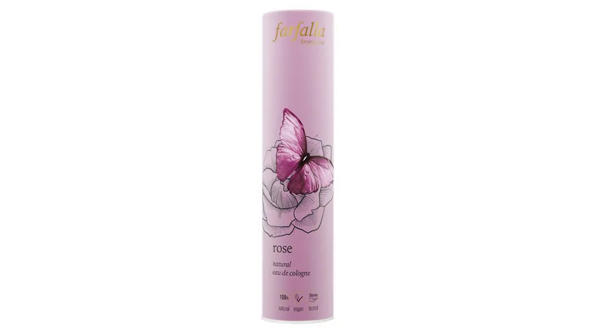 Farfalla Rose Natural Eau de Cologne 50 ml