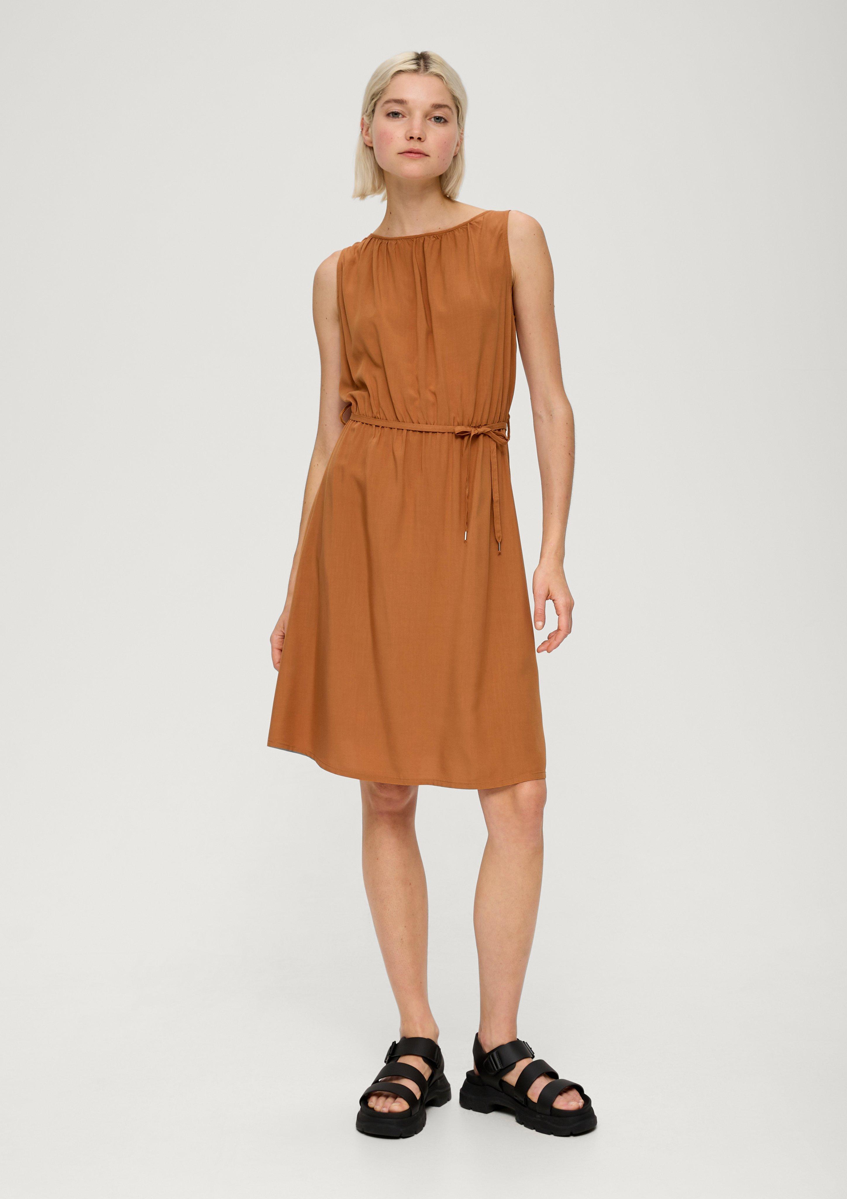 Viskosekleid mit Raffung  2130846-8753