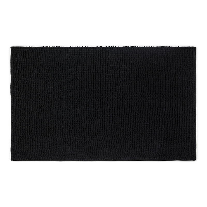 Home Badematte 50x80 cm sort Chenille