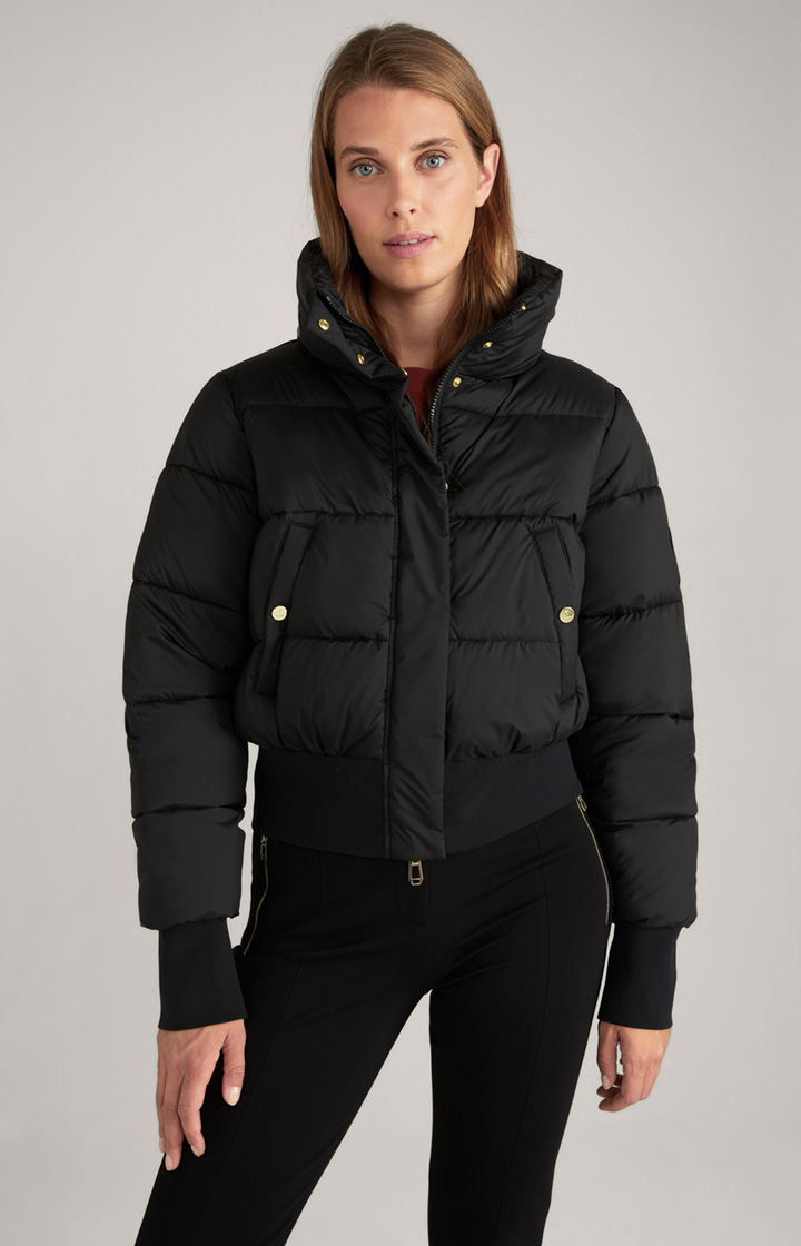 Steppjacke in Schwarz