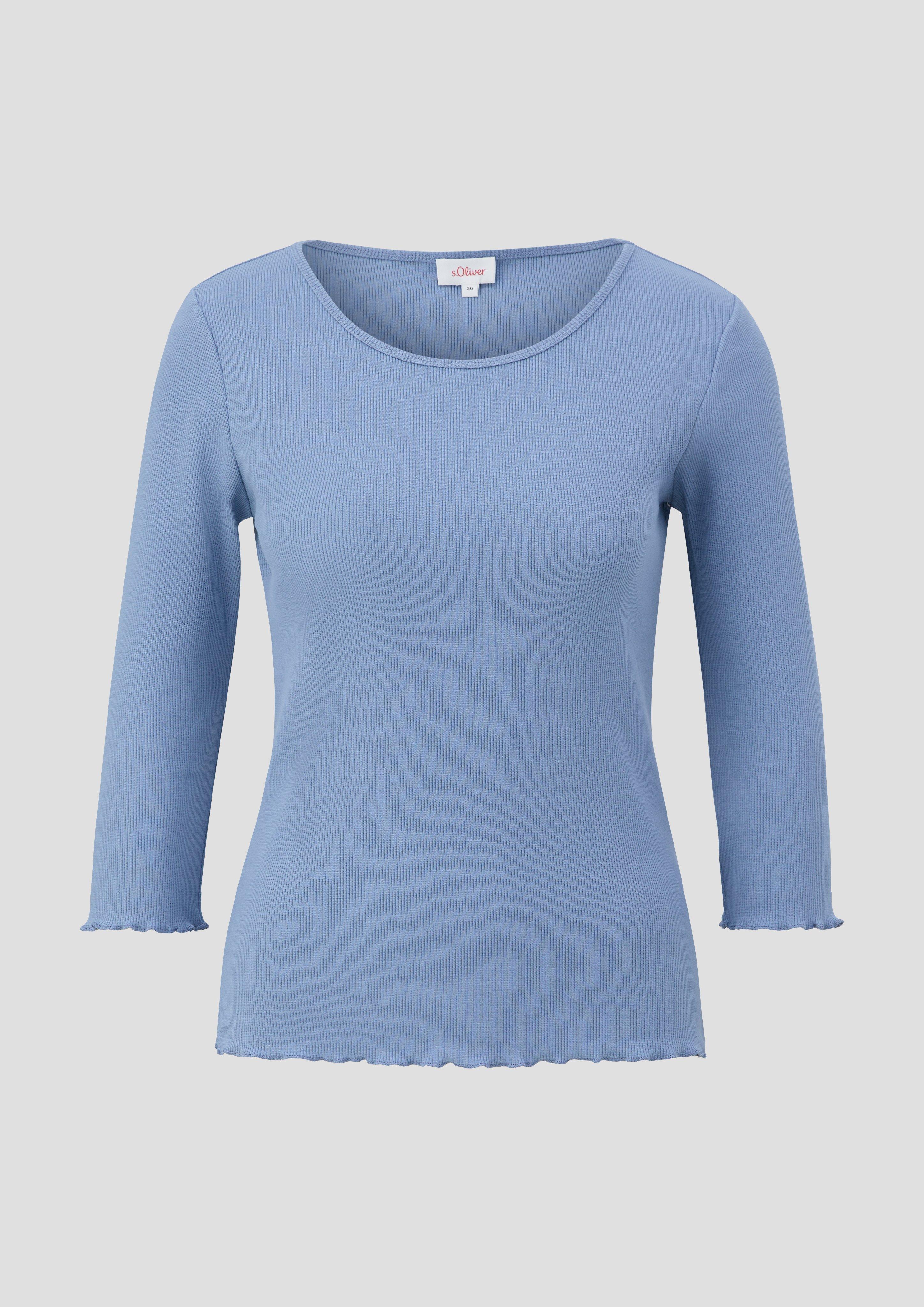3/4-Ärmel-Shirt mit Rollsaum  2157735-5271