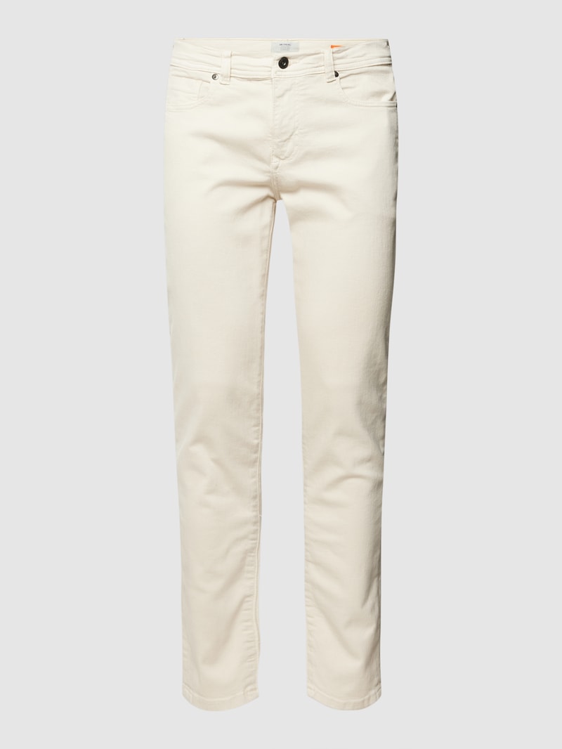 Jeans im 5-Pocket-Design in kitt