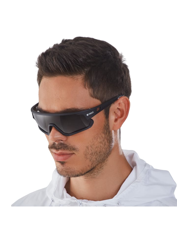 YEAZ SUNRISE Sport-Sonnenbrille Black in schwarz günstig kaufen onesize