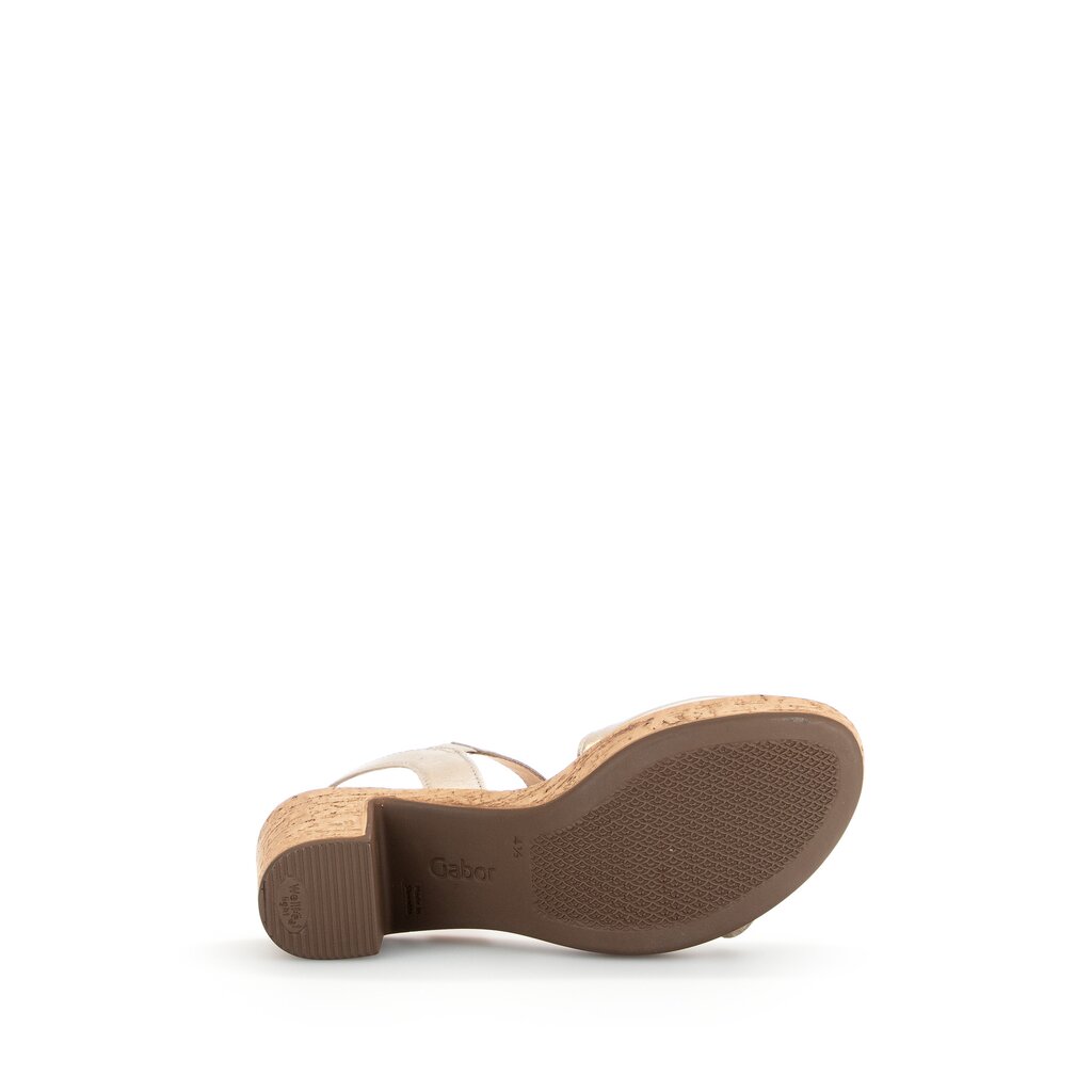 Gabor fashion Plateau Sandale beige