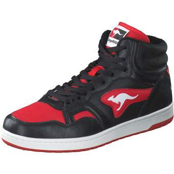 KangaROOS K-Slam Point Mid Sneaker in schwarz