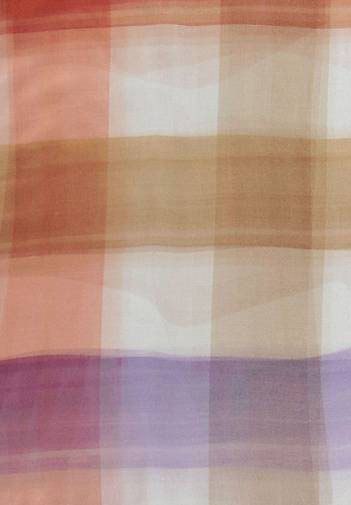 FRAAS Sustainability Edition - Schal mit großem Karo-Muster - Made in Italy