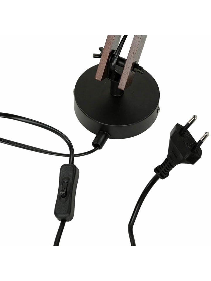 Licht-Erlebnisse Wandlampe in Schwarz Natur günstig kaufen onesize