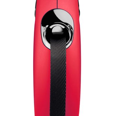 flexi New Classic Gurt-Leine rot, 5 m