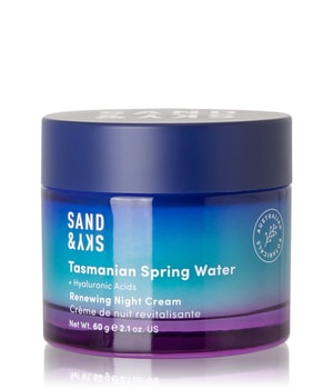 Sand & Sky Tasmanian Spring Water Renewing Night Cream Nachtcreme-60 g