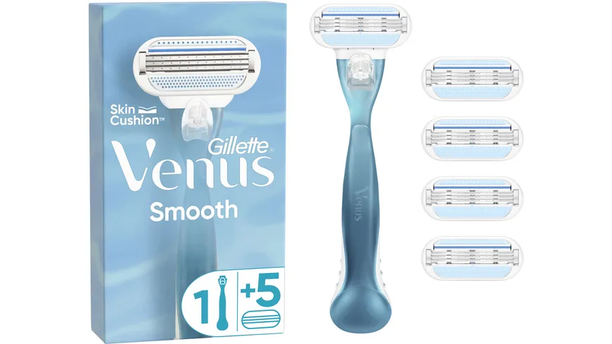 Gillette Venus Klingen + Rasierer Smooth