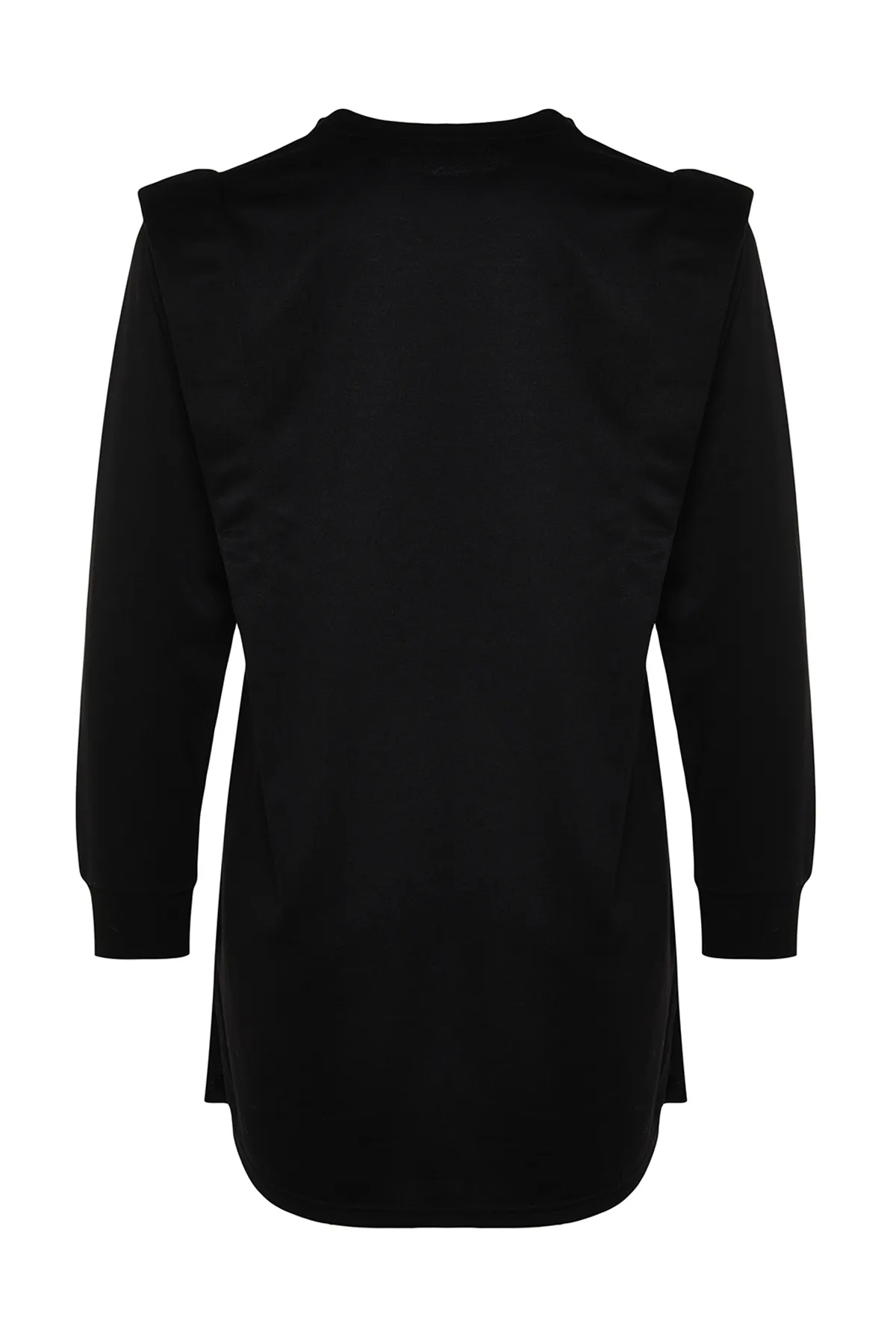 Trendyol Modest  Schwarzes, wattiertes Strick-Sweatshirt TCTAW23TW00250