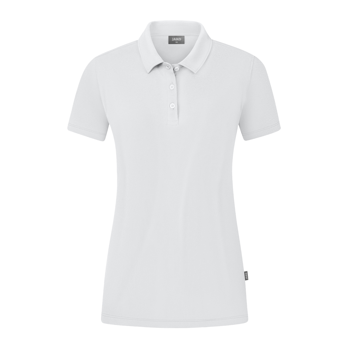JAKO Organic Stretch Polo Shirt Damen Weiss F000