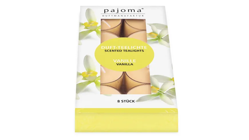 pajoma Teelichter Vanille Creme