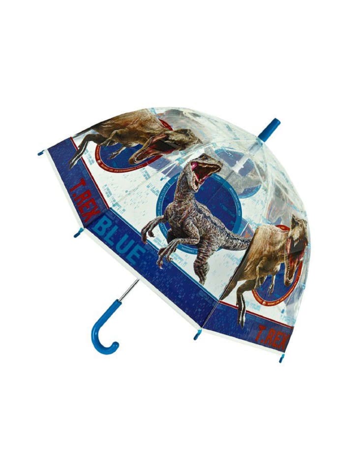 Jurassic World Regenschirm für Kinder Stylischer Regenbegleiter in Blau günstig kaufen onesize