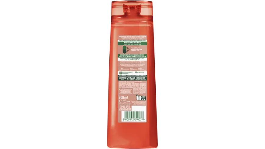 Garnier Fructis Shampoo Schadenlöscher für stark geschädigtes Haar 300 ml