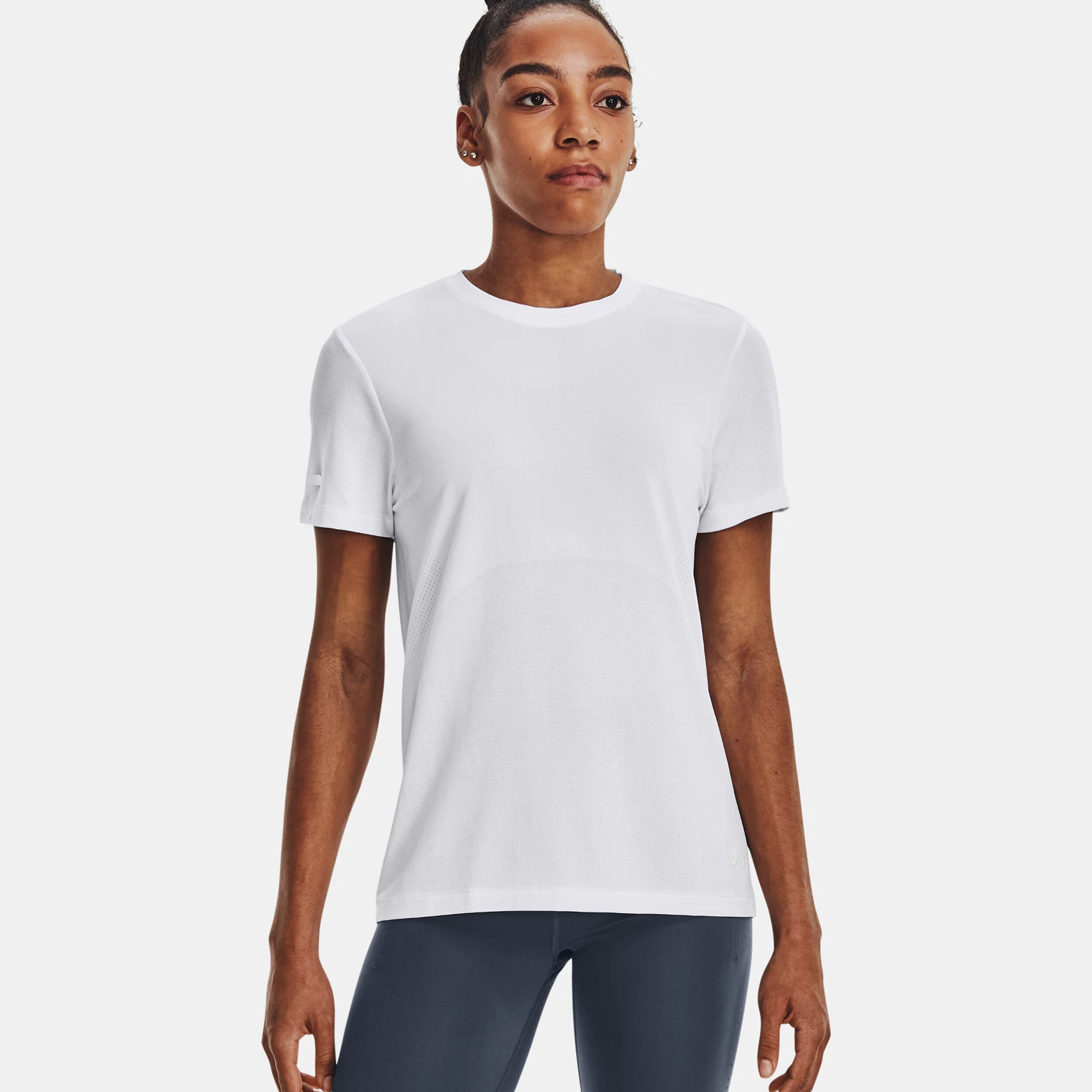 Seamless Stride Laufshirt Damen - Weiß