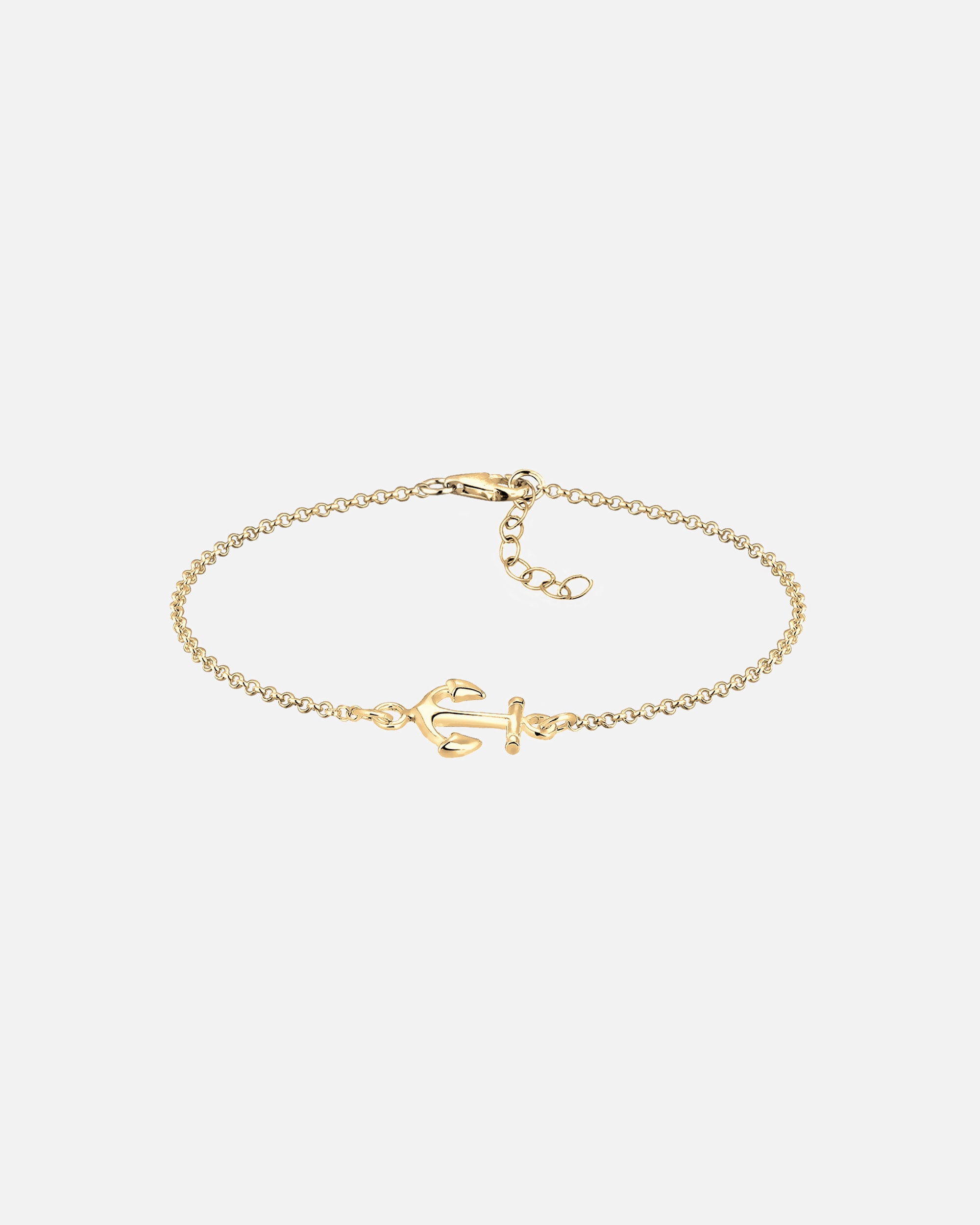 Elli Damen-Kette aus 925er Sterlingsilber mit maritimem Ankermotiv