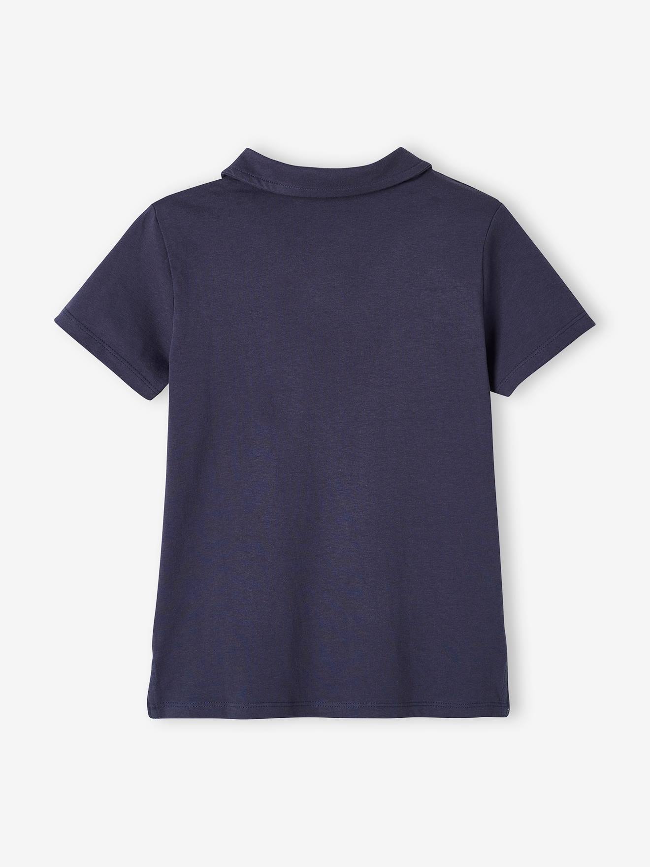Vertbaudet 2er-Pack Jungen Poloshirts, Kurzarm Oeko-Tex - pack blau