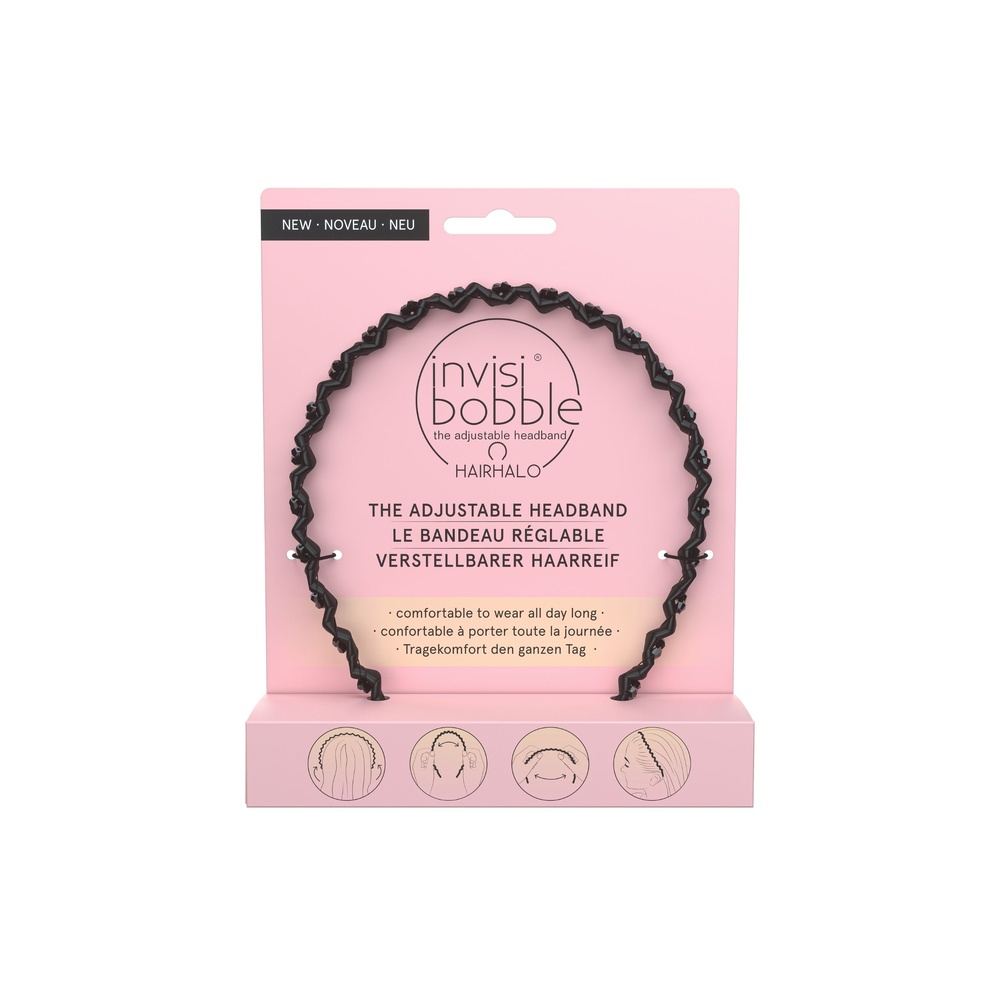 Invisibobble Hairhalo True Dark Sparkle Serre tête
