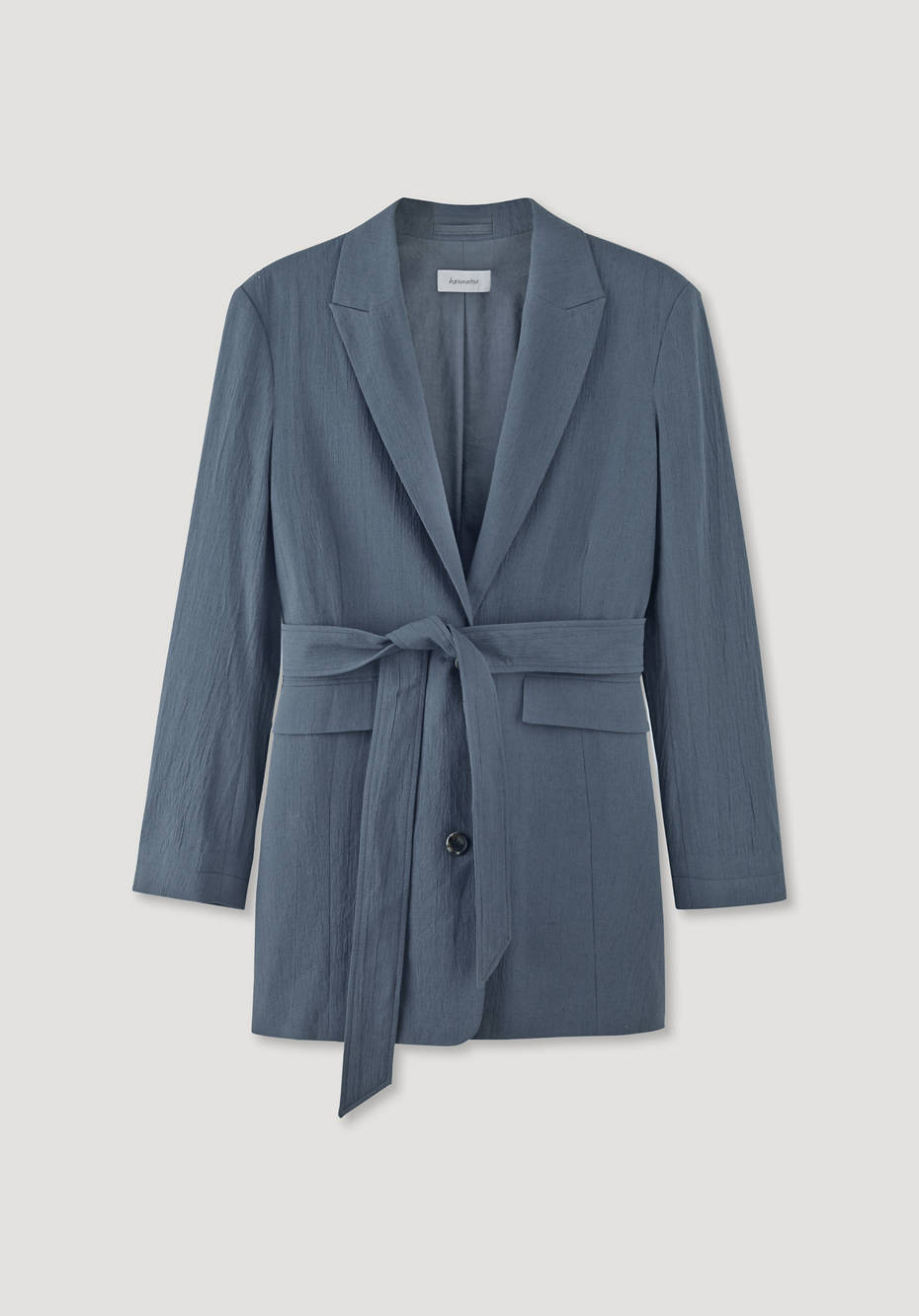 Blazer aus Bio-Baumwolle mit Leinen