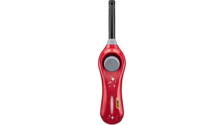 BIC Megalighter Happy Multifunktionsfeuerzeuge - Rot 1er Pack