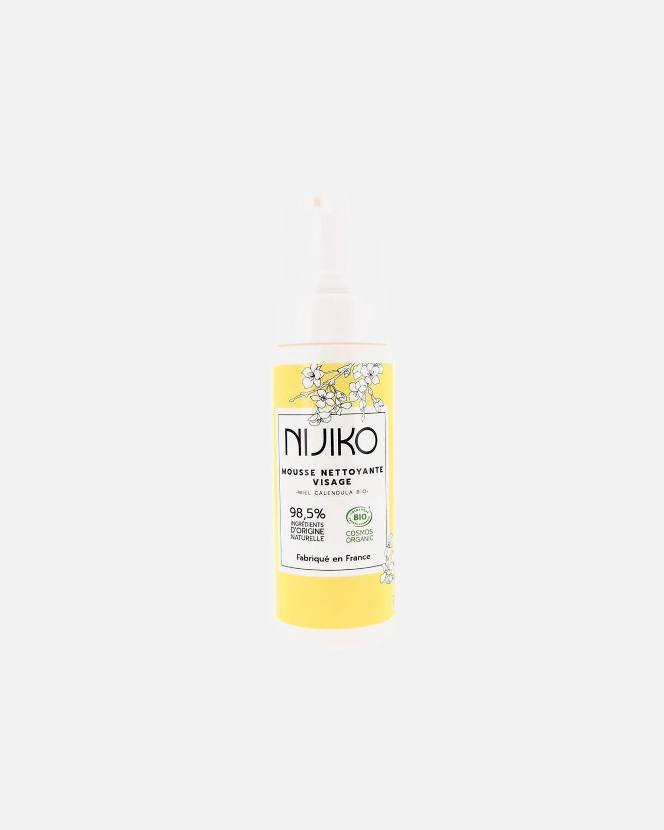 Espuma limpiadora facial orgánica NIJIKO para piel sensible