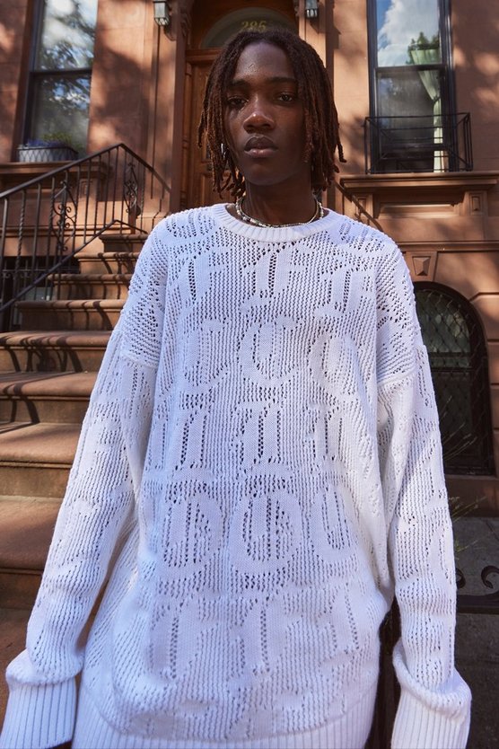 Oversize Ofcl Jaquard Strickpullover