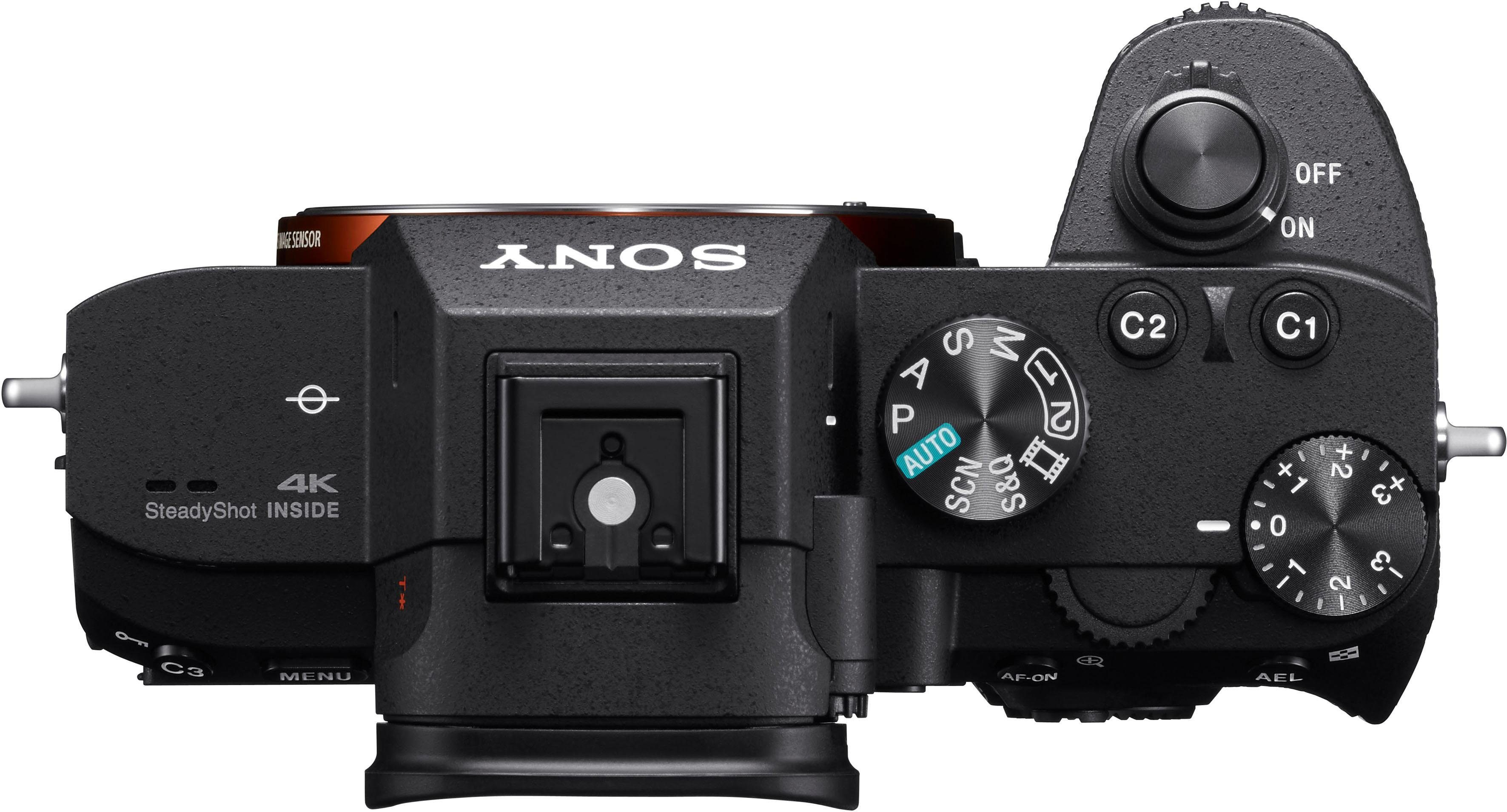 Sony ILCE-7M3B - Alpha 7 III E-Mount Systemkamera (24,2 MP, Exmor R CMOS Vollformatsensor, 2 Kartenslots, nur Gehäuse)