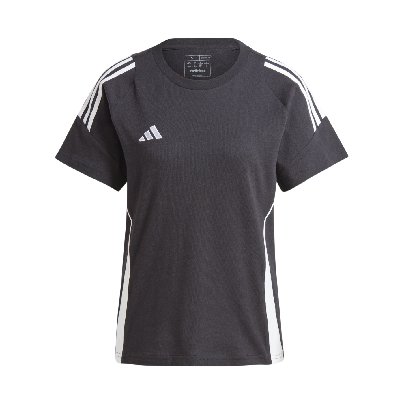 adidas Tiro 24 T-Shirt Damen Schwarz Weiss