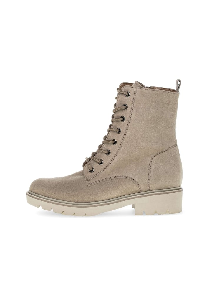 Gabor Comfort Schnürstiefeletten in beige günstig kaufen 40