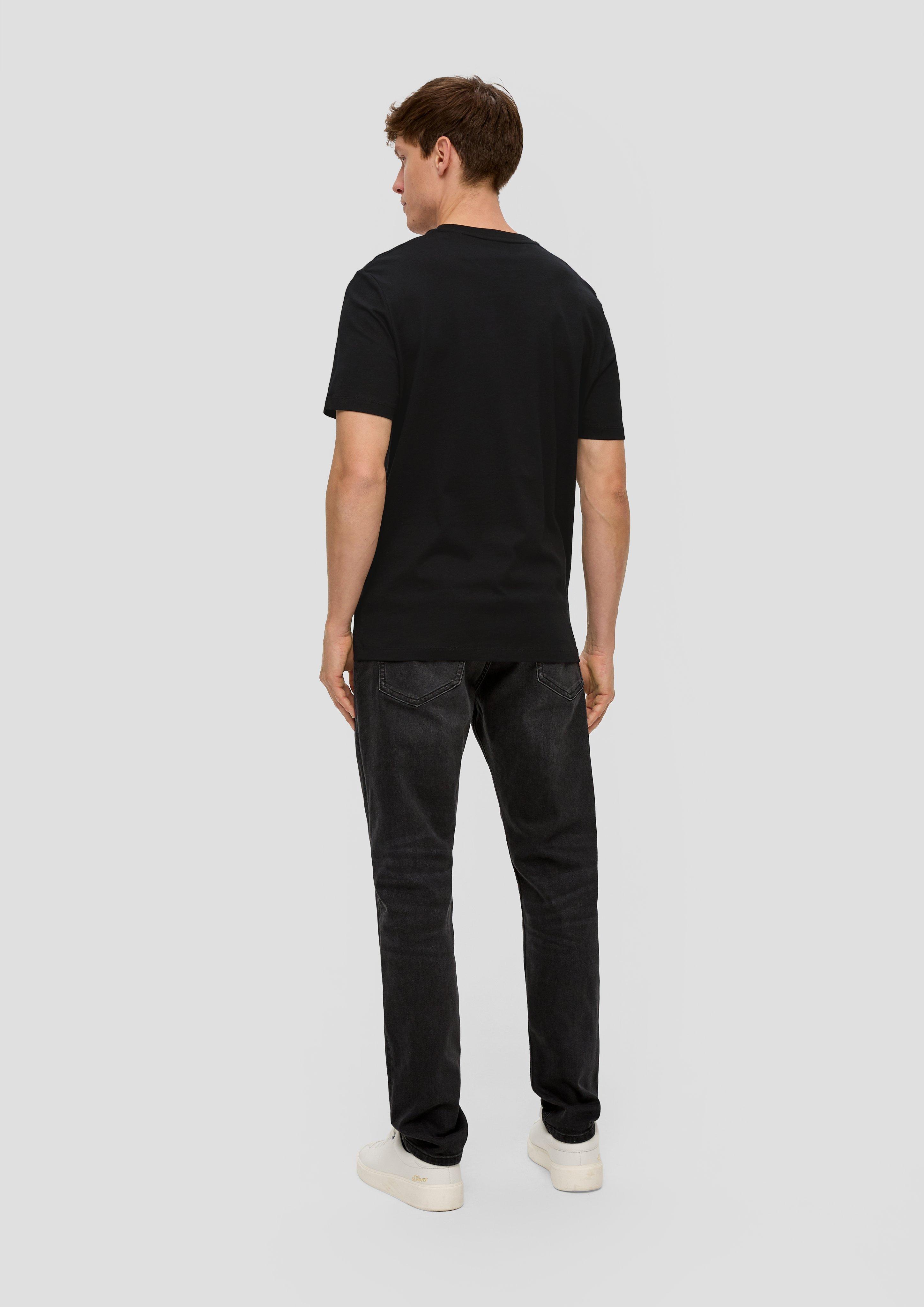 Baumwollshirt mit Frontprint  2138665-99D1