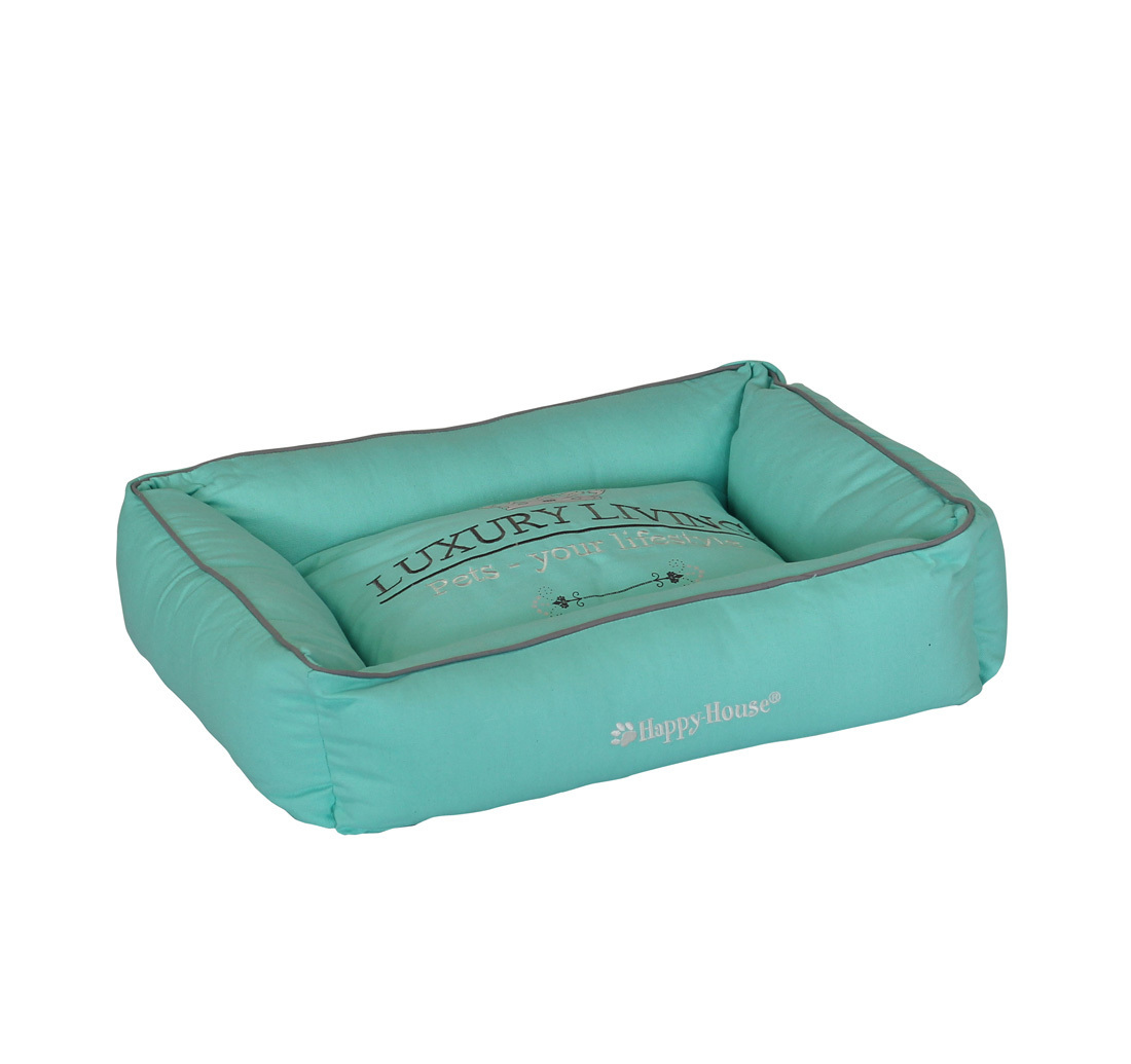 Happy House Hundebetten Happy House Korb Luxury Living Mintgrün S