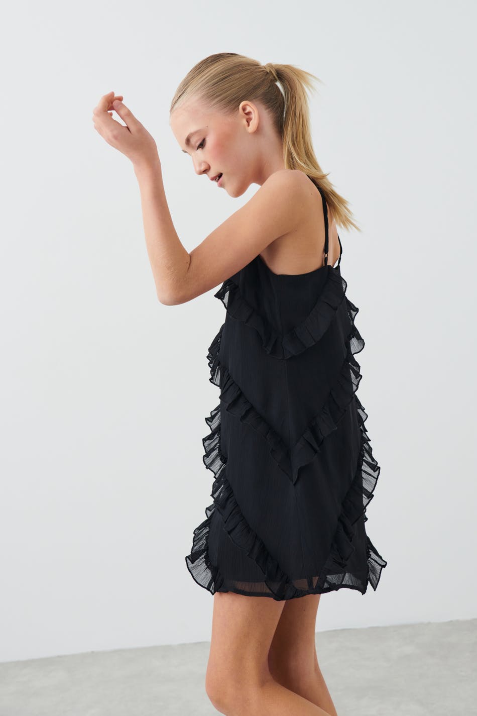 Y party frill dress